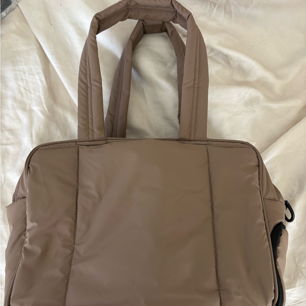 CALPAK Quilted Tote in Taupe